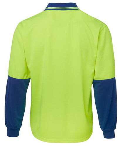 JB's Wear Hi Vis L/S Trad Polo 6HVPL - Icon Tshirts