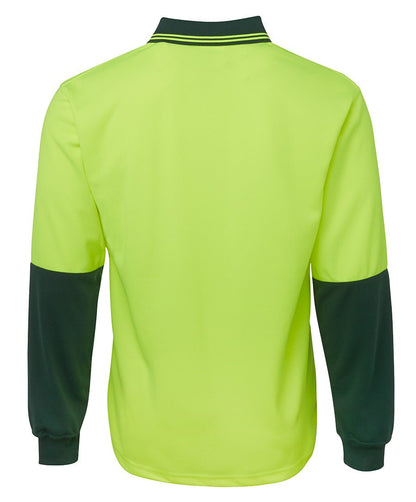 JB's Wear Hi Vis L/S Trad Polo 6HVPL - Icon Tshirts