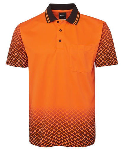 JB's Wear Hi Vis Net Sub Polo 6HVNS - Icon Tshirts