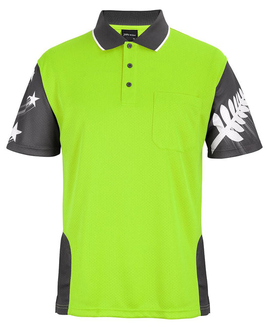 JB's Wear HI VIS NZ FERN POLO 6HNF - Icon Tshirts