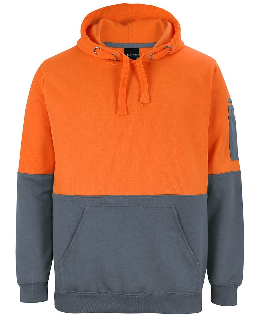 JB's Wear Hi Vis Pull Over Hoodie 6HVPH - Icon Tshirts