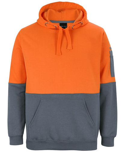 JB's Wear Hi Vis Pull Over Hoodie 6HVPH - Icon Tshirts
