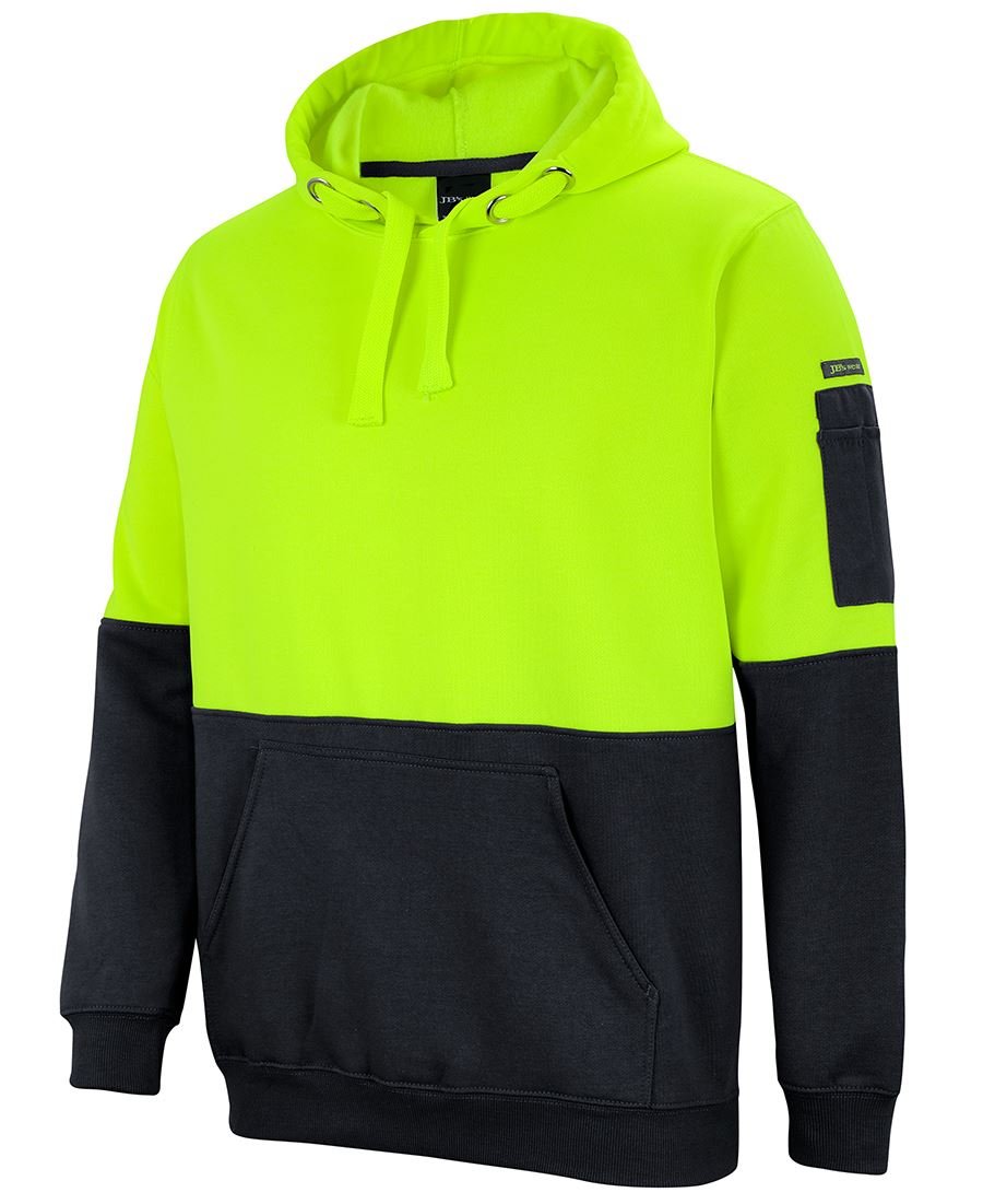 JB's Wear Hi Vis Pull Over Hoodie 6HVPH - Icon Tshirts