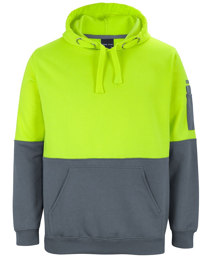 JB's Wear Hi Vis Pull Over Hoodie 6HVPH - Icon Tshirts