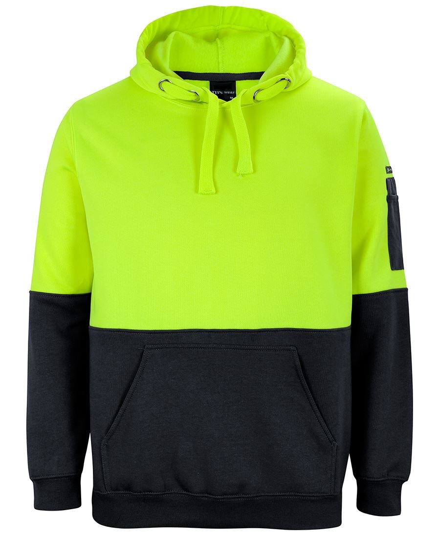 JB's Wear Hi Vis Pull Over Hoodie 6HVPH - Icon Tshirts