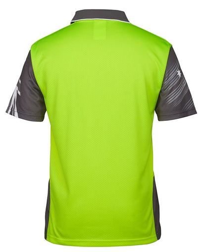 JB's Wear HI VIS SOUTHERN CROSS POLO 6HSC - Icon Tshirts
