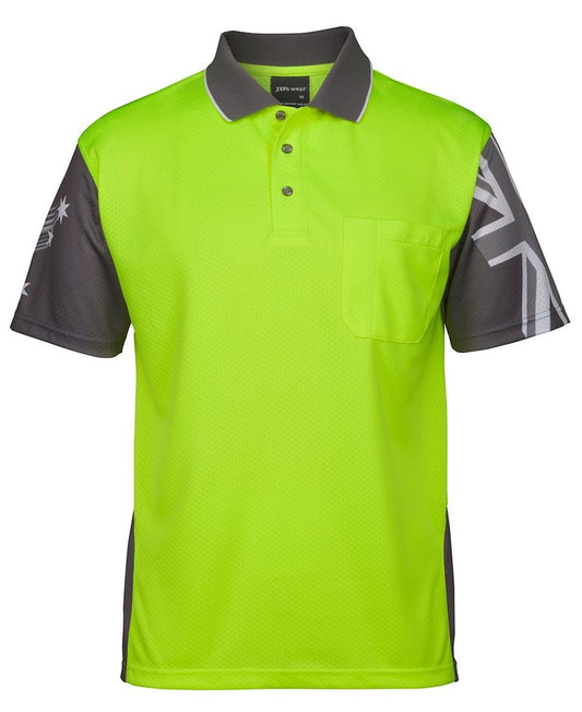 JB's Wear HI VIS SOUTHERN CROSS POLO 6HSC - Icon Tshirts