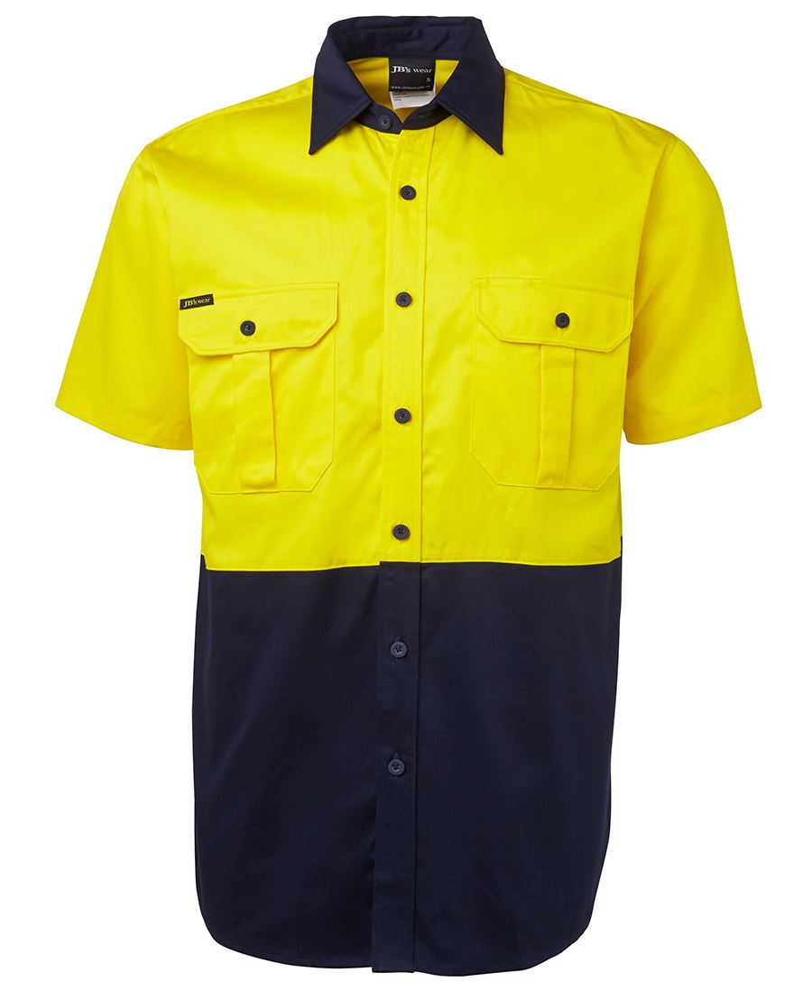 JB's Wear Hi Vis S/S 190G Shirt 6HWS - Icon Tshirts