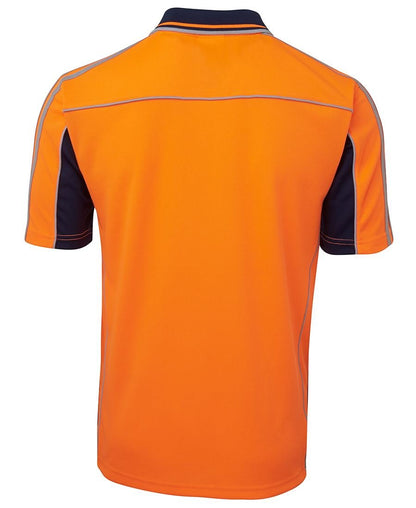 JB's Wear Hi Vis S/S Arm Tape Polo 6AT4S - Icon Tshirts