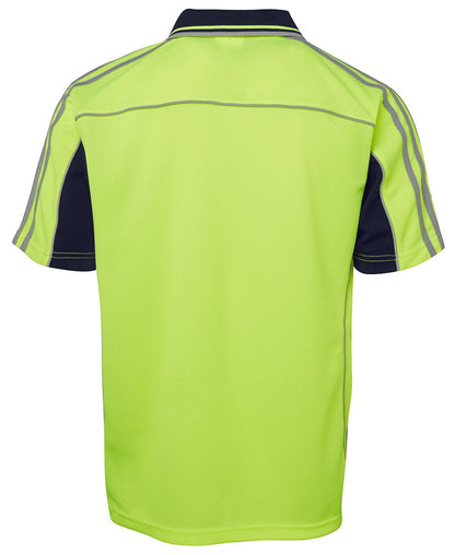 JB's Wear Hi Vis S/S Arm Tape Polo 6AT4S - Icon Tshirts