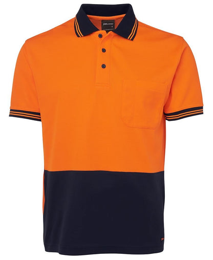 JB's Wear Hi Vis S/S Cotton Back Polo 6HPS - Icon Tshirts
