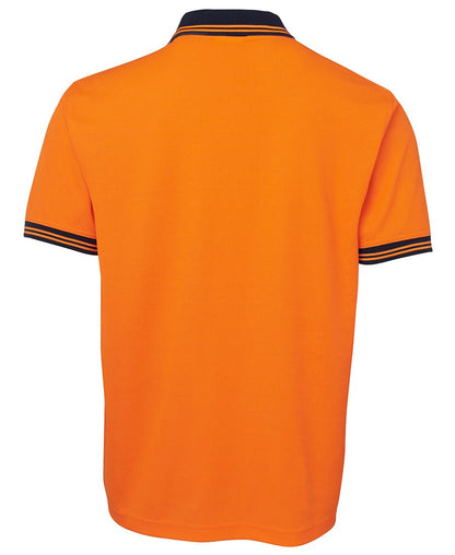JB's Wear Hi Vis S/S Cotton Back Polo 6HPS - Icon Tshirts