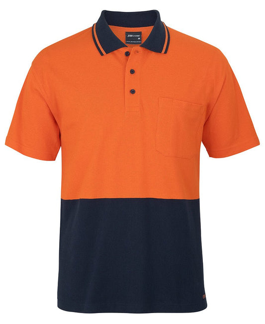 JB's Wear HI VIS S/S COTTON PIQUE TRAD POLO 6HVQS - Icon Tshirts