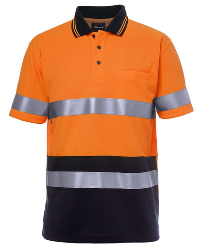 JB's Wear Hi Vis S/S (D+N) Traditional Polo 6HVST - Icon Tshirts