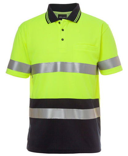 JB's Wear Hi Vis S/S (D+N) Traditional Polo 6HVST - Icon Tshirts