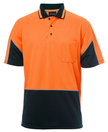 JB's Wear HI VIS S/S GAP POLO 6HVGS - Icon Tshirts