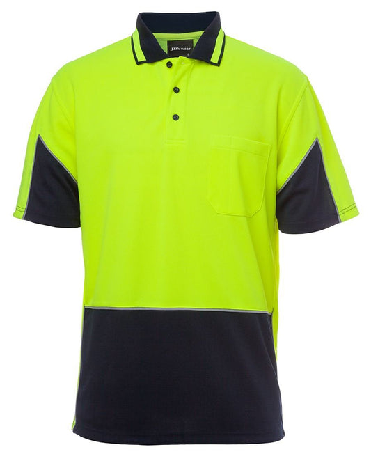 JB's Wear HI VIS S/S GAP POLO 6HVGS - Icon Tshirts