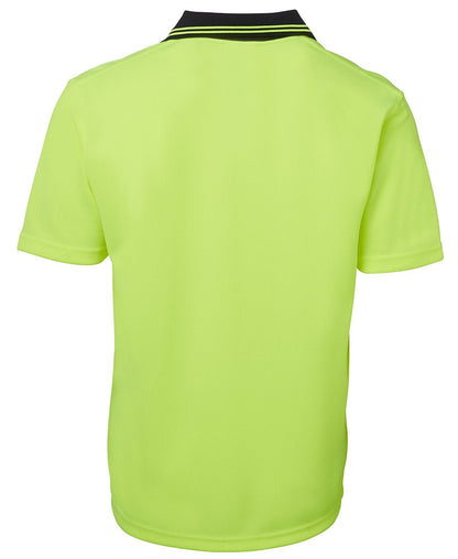 JB's Wear Hi Vis S/S Non Button Polo 6HNB - Icon Tshirts
