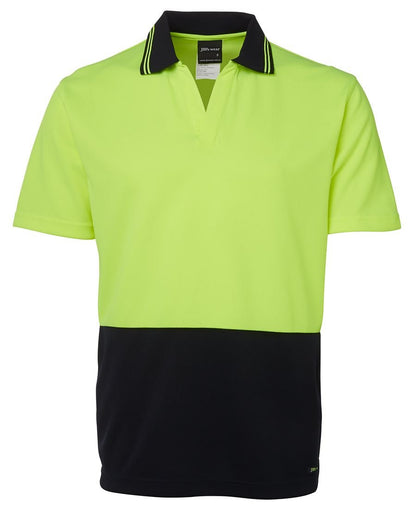 JB's Wear Hi Vis S/S Non Button Polo 6HNB - Icon Tshirts