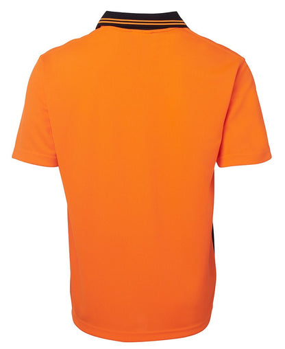 JB's Wear Hi Vis S/S Non Button Polo 6HNB - Icon Tshirts