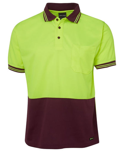 JB's Wear Hi Vis S/S Traditional Polo 6HVPS - Icon Tshirts