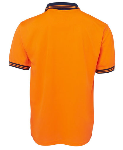 JB's Wear Hi Vis S/S Traditional Polo 6HVPS - Icon Tshirts