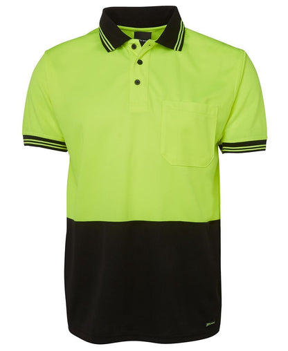 JB's Wear Hi Vis S/S Traditional Polo 6HVPS - Icon Tshirts