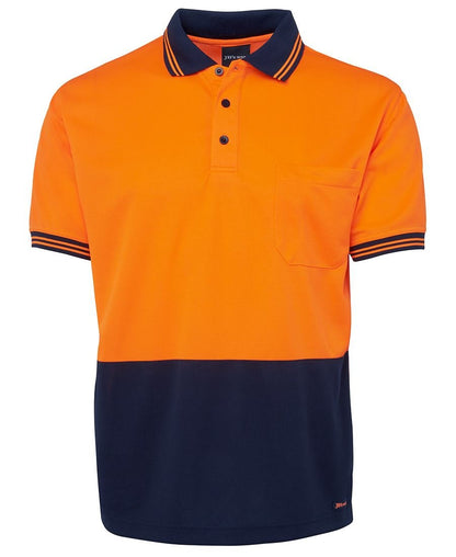 JB's Wear Hi Vis S/S Traditional Polo 6HVPS - Icon Tshirts