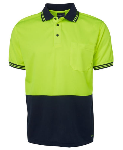 JB's Wear Hi Vis S/S Traditional Polo 6HVPS - Icon Tshirts