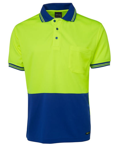 JB's Wear Hi Vis S/S Traditional Polo 6HVPS - Icon Tshirts