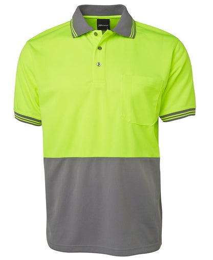 JB's Wear Hi Vis S/S Traditional Polo 6HVPS - Icon Tshirts