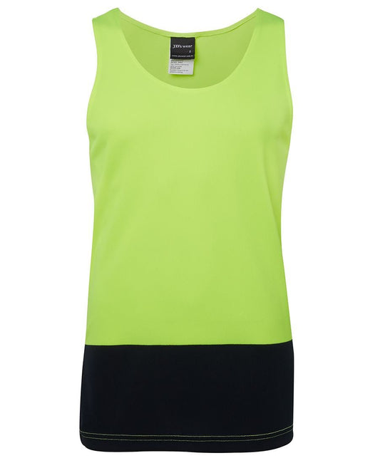 JB's Wear Hi Vis Traditional Singlet 6HTS - Icon Tshirts