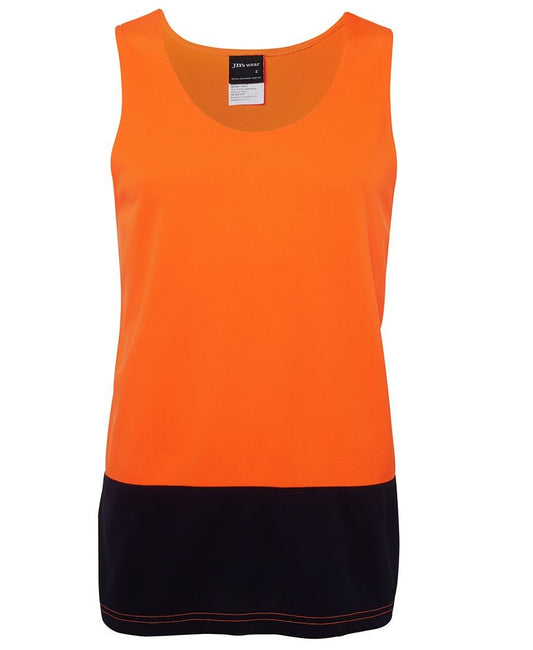 JB's Wear Hi Vis Traditional Singlet 6HTS - Icon Tshirts