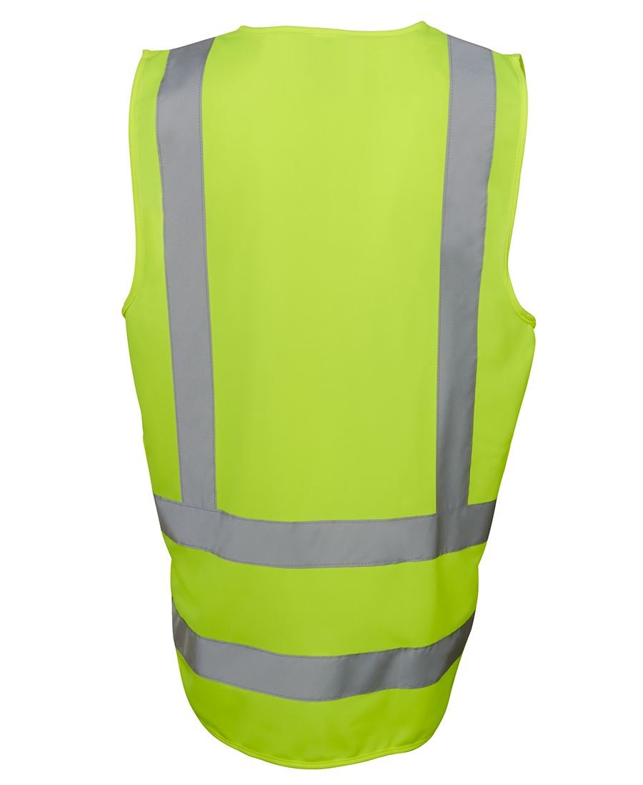 JB's Wear Hi Vis Zip Drop Tail H Pattern (D+N) Vest 6DNDV - Icon Tshirts