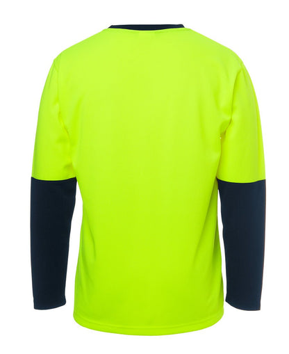 JB's Wear JB's Hi Vis Long Sleeve Traditional T-Shirt 6HVTL - Icon Tshirts