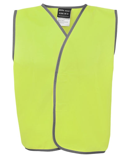 JB's Wear Kids Hi Vis Safety Vest 6HVSU - Icon Tshirts