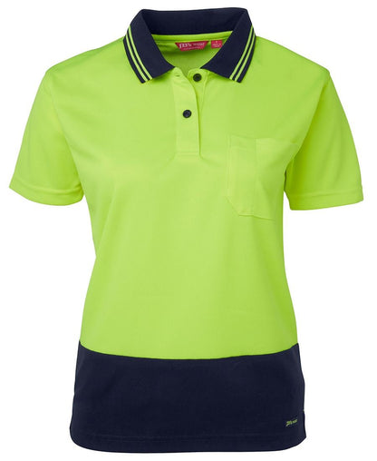 JB's Wear Ladies Hi Vis S/S Comfort Polo 6LHCP - Icon Tshirts