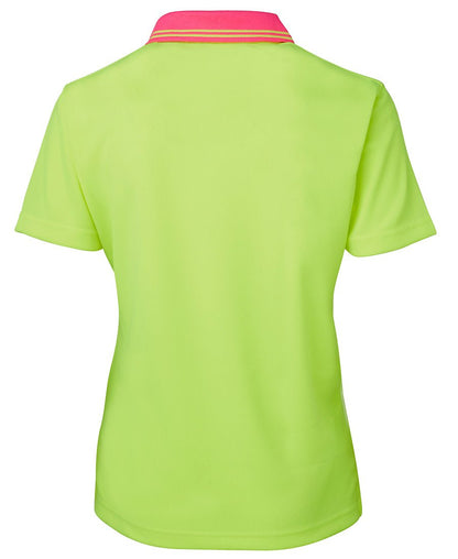 JB's Wear Ladies Hi Vis S/S Comfort Polo 6LHCP - Icon Tshirts