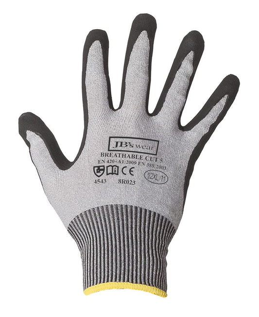 JB's Wear NITRILE BREATHABLE CUT 5 GLOVE (12 PACK) 8R023 - Icon Tshirts