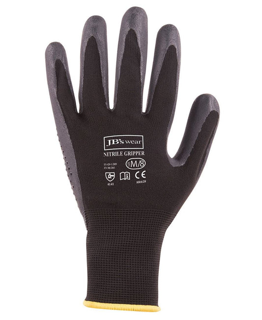JB's Wear NITRILE GRIPPER GLOVE (12 PACK) 8R028 - Icon Tshirts