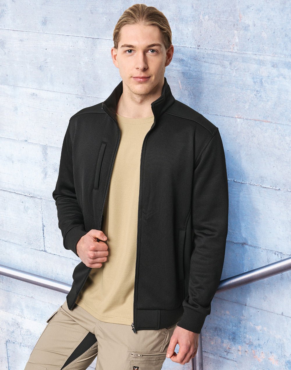 JK57 JACQUARD FLEECE BOMBER JACKET - Icon Tshirts