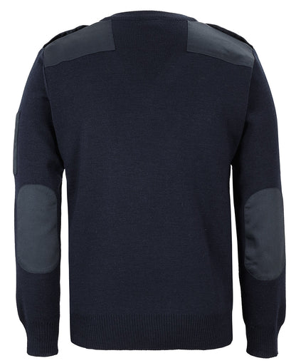 KNITTED EPAULETTE JUMPER 6EJ - Icon Tshirts