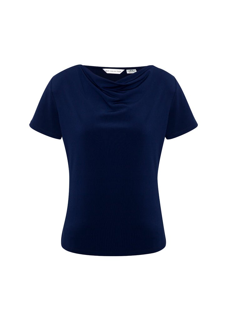 Ladies Ava Drape Knit Top - K625LS - Icon Tshirts