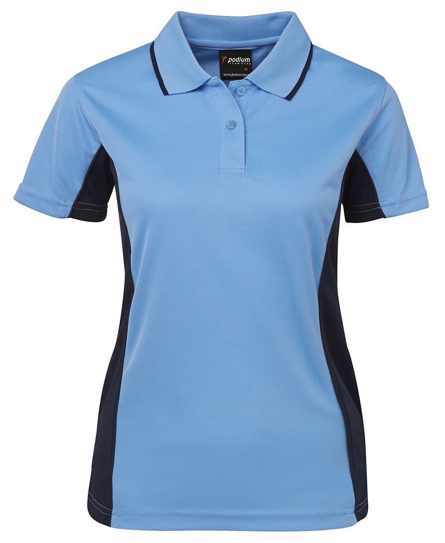 LADIES CONTRAST POLO 7LPP - Icon Tshirts