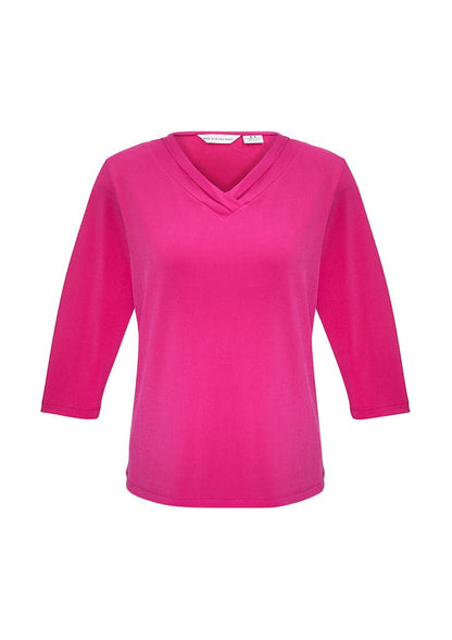 Ladies Lana 3/4 Sleeve Top - K819LT - Icon Tshirts
