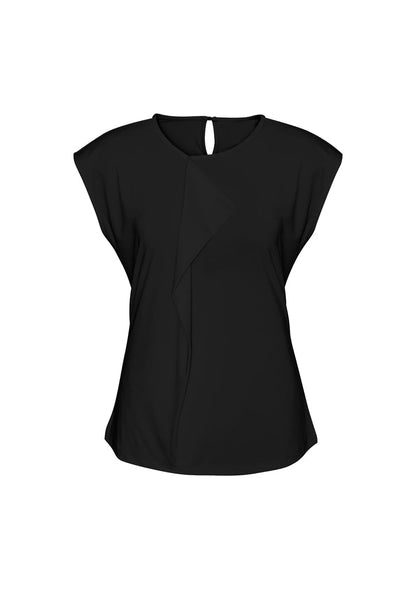 Ladies Mia Pleat Knit Top - K624LS - Icon Tshirts