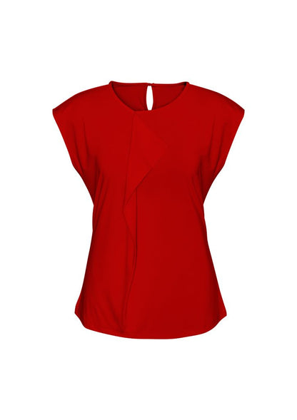 Ladies Mia Pleat Knit Top - K624LS - Icon Tshirts