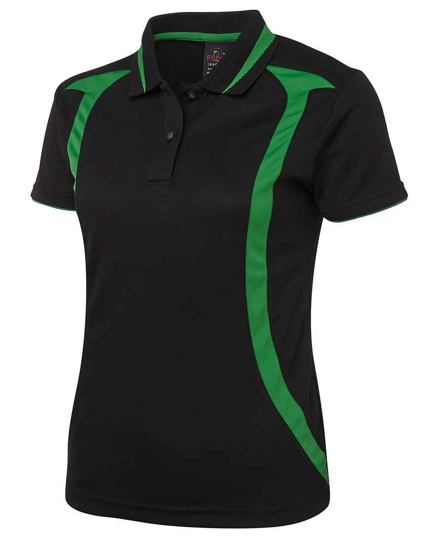 LADIES SWIRL POLO 7SWP1 - Icon Tshirts