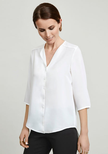 Lily Ladies Longline Blouse - S015LT - Icon Tshirts
