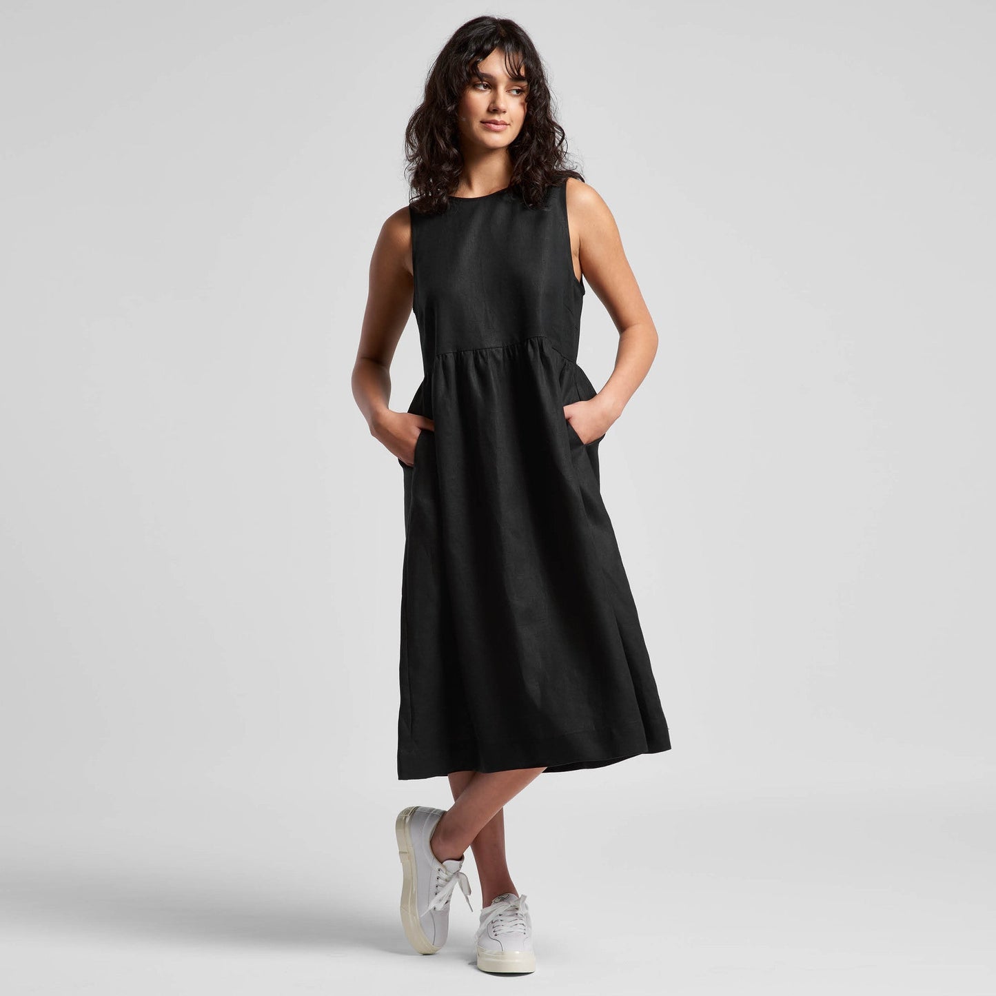 LINEN DRESS - 4904 - Icon Tshirts